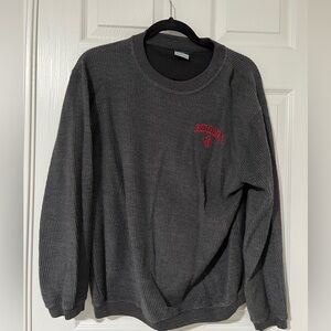 IU gray crewneck
